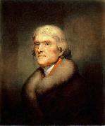 Painting of Thomas Jefferson, Rembrandt Peale